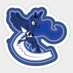 Princess Luna (Canucks) Sticker